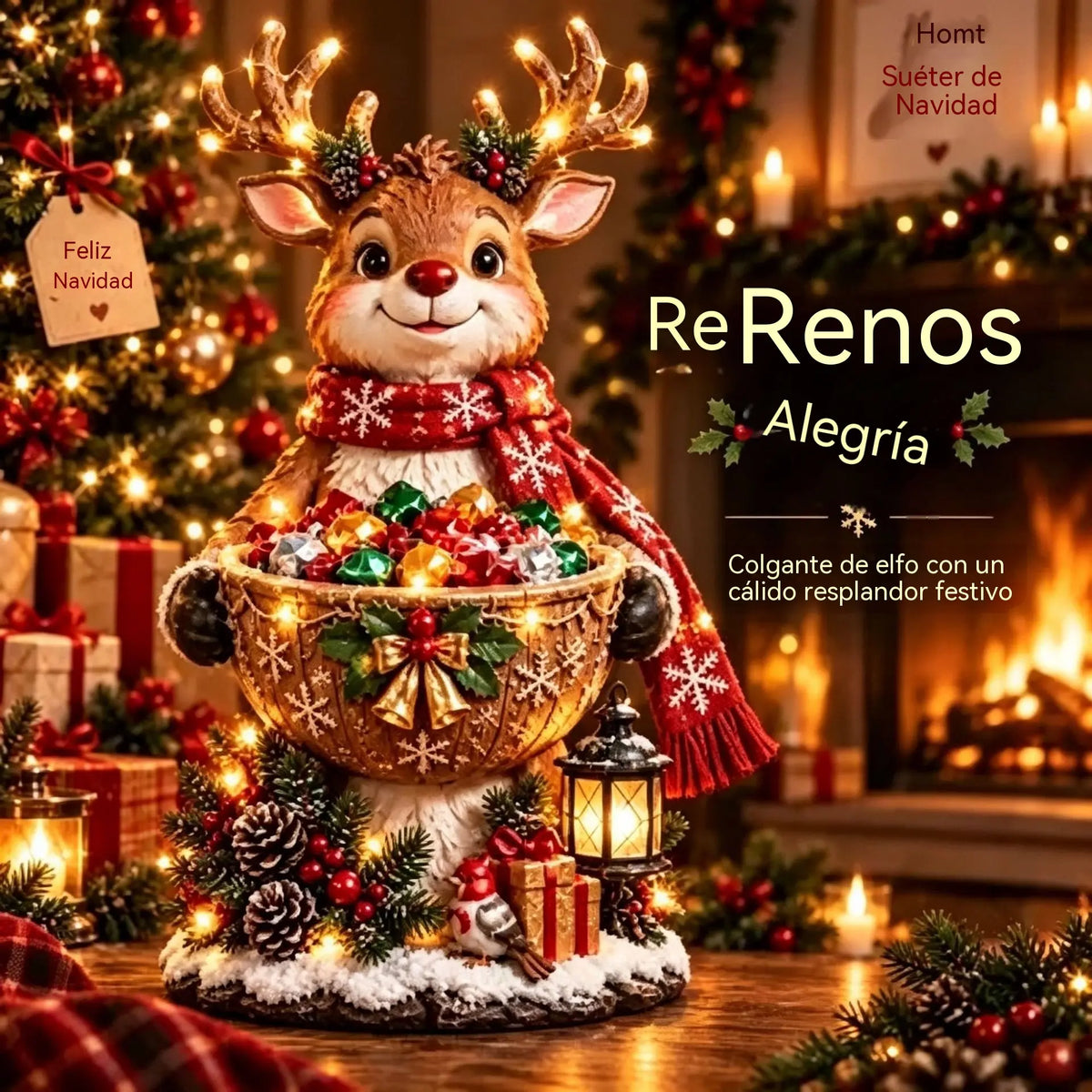🎄 Vianočné akcie! ✨ Vianočné svetelné reťaze a misky na sladkosti: 5 vianočných motívov.