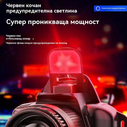 💡【50% отстъпка】🔦 Супер ярък челник - Непрекъснато осветление, което да ви придружава във всяко приключение! ⛰️🔥