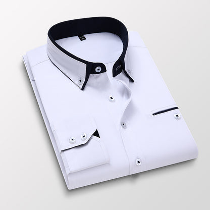 🏆 Gorąca sprzedaż 🔥 【M-5XL】 🔥👔 Wysokiej jakości i wygodna męska koszula biznesowa z długim rękawem