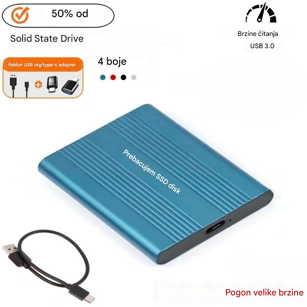 💾【128 TB🔥🔥】 Brzi mobilni tvrdi disk | Proširenje kapaciteta za pohranu datoteka i uredsku upotrebu ✅️Plaćanje pouzećem