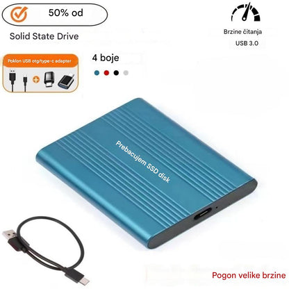 💾【128 TB🔥🔥】 Brzi mobilni tvrdi disk | Proširenje kapaciteta za pohranu datoteka i uredsku upotrebu ✅️Plaćanje pouzećem