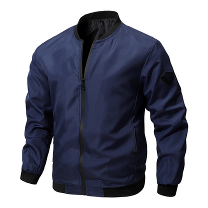 【🔥Zvjezdani proizvod 🔥】【S–6XL】🚀🧥Muška jednobojna ležerna bomber jakna, dostupna u velikim veličinama