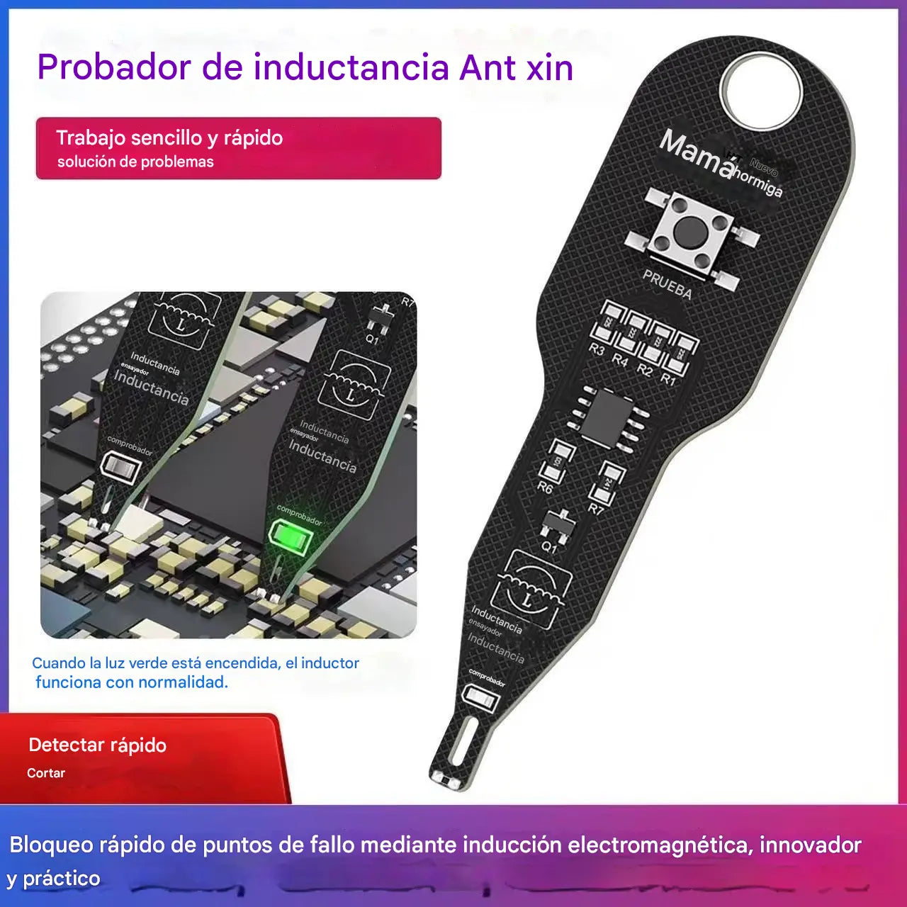 🔥【2 unidades por 99 PLN】Detector de fallos de placa base inductivo de alta precisión: Una herramienta importante para localizar y detectar fallos electromagnéticos en teléfonos móviles.