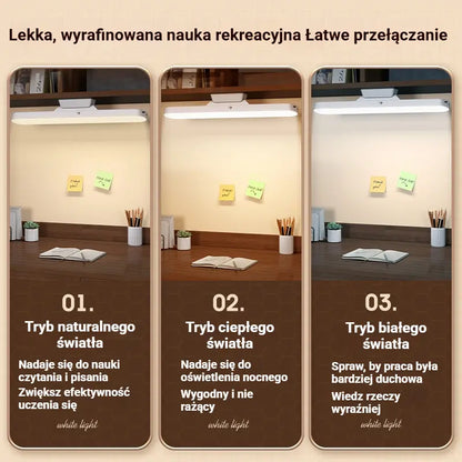 💡Wielofunkcyjna magnetyczna lampa ścienna - łączy w sobie funkcje lampki nocnej, lampki do czytania i lampki biurkowej!