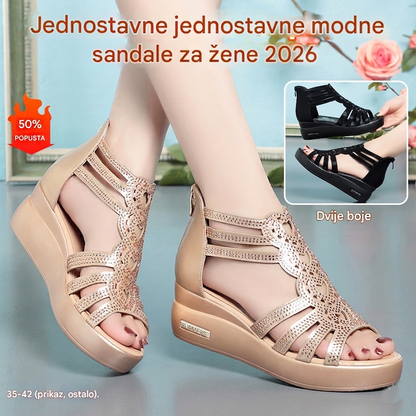 👡【35-40】Nove moderne jednobojne ženske sandale 2026.