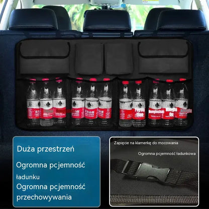 ⏳Oferta ograniczona czasowo⏰Torba z organizerem do zawieszenia w bagażniku samochodu – duża pojemność, oszczędność miejsca i trwała tkanina Oxford🚗
