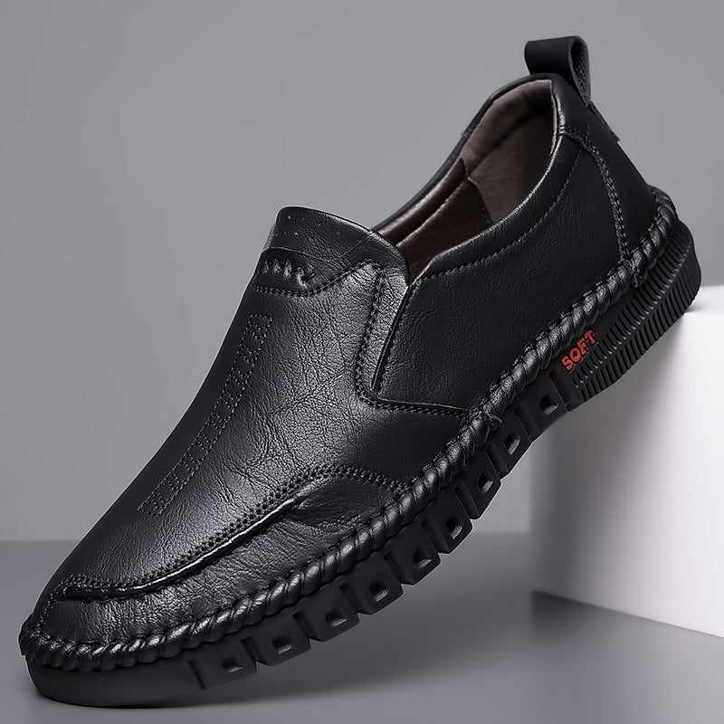 🏆👞【39-44】2026 casualowe buty sportowe dla mężczyzn, wykonane z prawdziwej skóry, z miękką, antypoślizgową, oddychającą podeszwą ✅Płatność przy odbiorze ✅2 sztuki z 70% rabatem