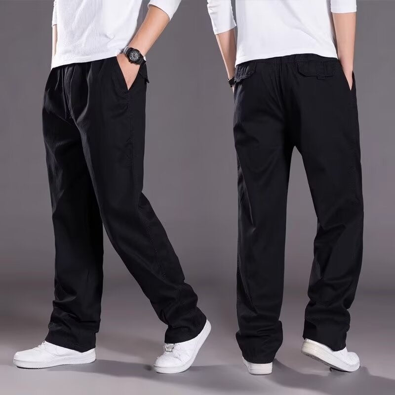 😎👖【Отстъпка за ограничено време🔥】【M-6XL】Мъжки ежедневни карго панталони с големи размери - свободни и удобни