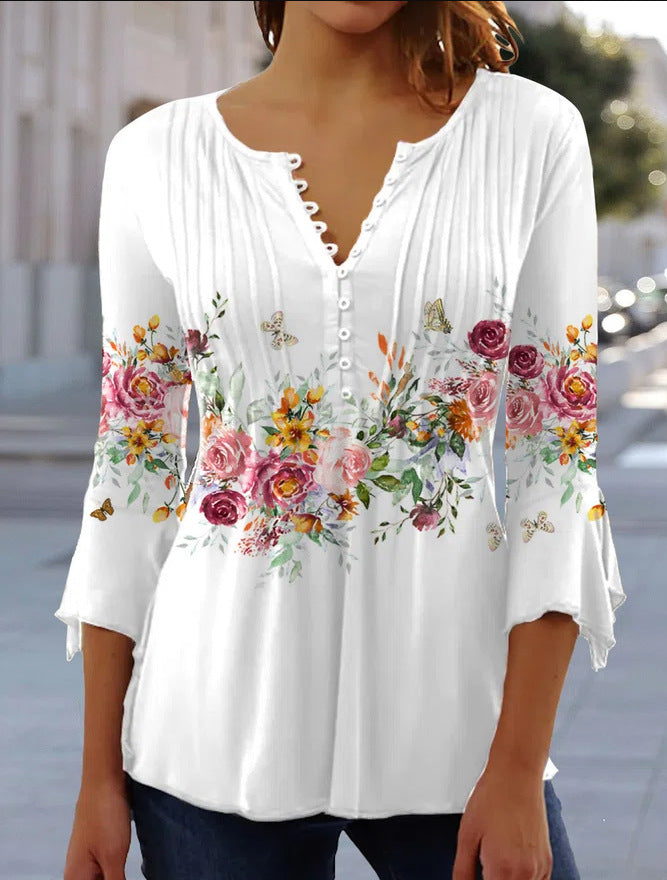 👕💥【Ograniczona czasowo zniżka 50%】💥🥰[S-5XL] Modne damskie koszulki z dekoltem w serek