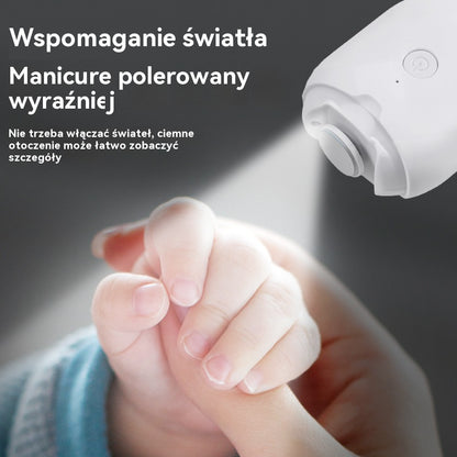 👶Kup 1, drugi dostaniesz gratis! 💅Elektryczny pilnik do paznoksi✨ bezpieczny i używany paznęcija paznoksi, bezpieczny rączno dla niemowląt.