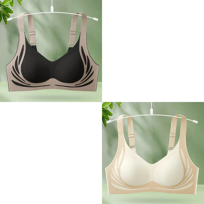 😍🔥【Compra uno y llévate otro gratis】❤️【40-85 kg】Sujetador de una pieza sin aros para mujer
