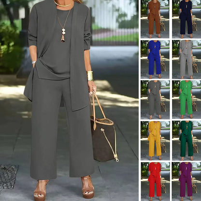 🧥【S-5XL】Elegantni ženski set od tri dijela širokog kroja🍂