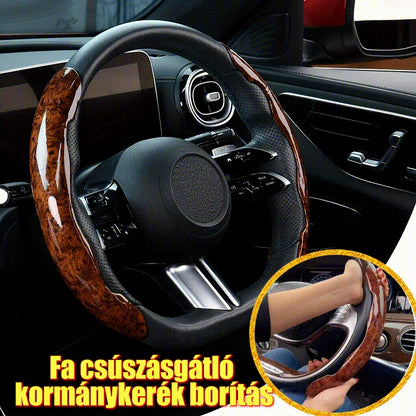 🚗🔥Producto de coche súper vendido🔥🚗  funda de volante de coche de madera antideslizante
