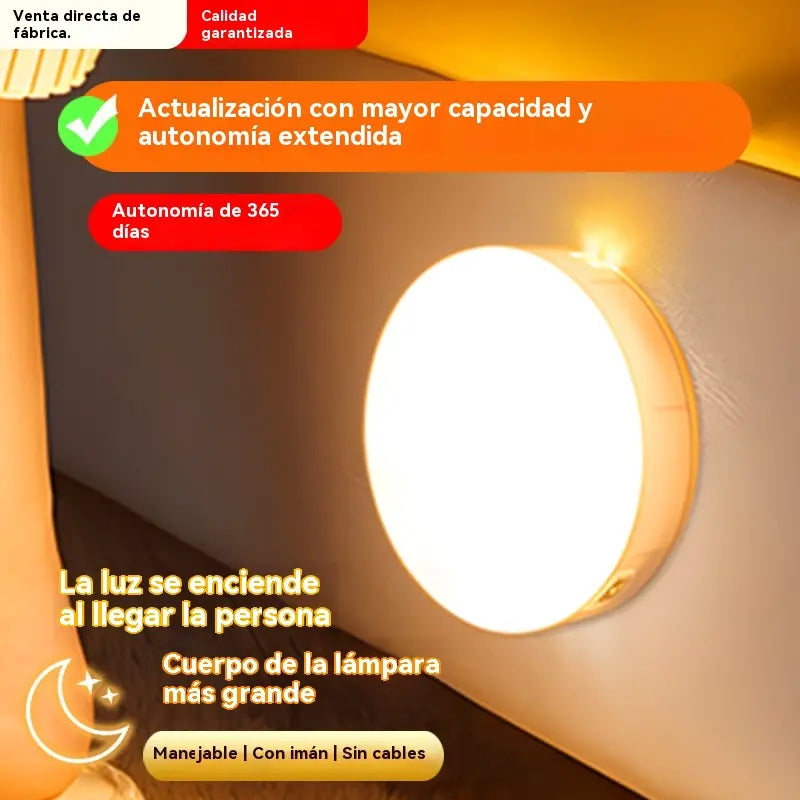 🏡💡 【Compra 1 y llévate 1 gratis】 Luz LED inteligente con sensor de movimiento — Práctica, fácil de cargar y sencilla de usar.