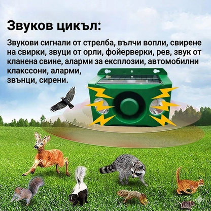 【✨Купете едно, вземете едно безплатно】🐅Слънчева светлинна аларма за отблъскване на диви животни