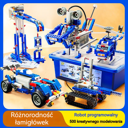 ✨【Zabawki edukacyjne dla dzieci】🌟【396 sztuk】Elektryczna zabawka budowlana