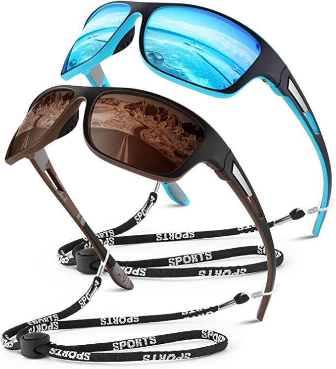 🕶Gafas de sol deportivas para hombre europeas y americanas, Se puede utilizar durante el ciclismo, la pesca, los viajes y las actividades al aire libre.