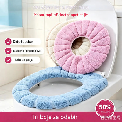 [2 za 21 eura] Univerzalne zimske tople navlake za WC školjku