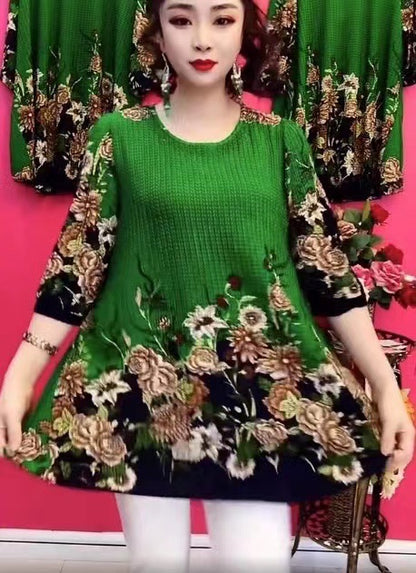 Nuevos tops florales para el otoño de 2026