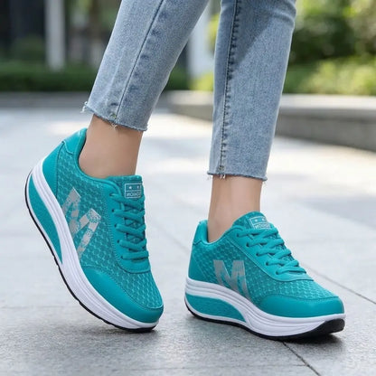 👟 Chodź z lekkością i maksymalnym komfortem! Damskie, ortopedyczne buty sportowe z wysoką podeszwą (oddychający materiał siateczkowy/zmniejsza zmęczenie/rozmiary 35-43)! ✨