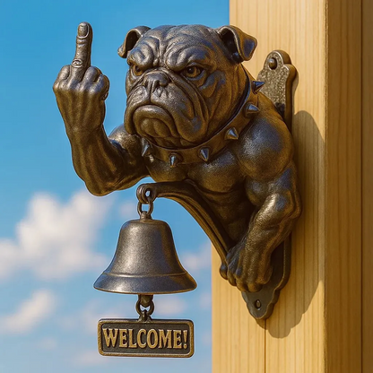 【🔥Cosas graciosas y divertidas para casa 🔥】🔔Timbre para perro - Tonos divertidos de bulldog 🐶