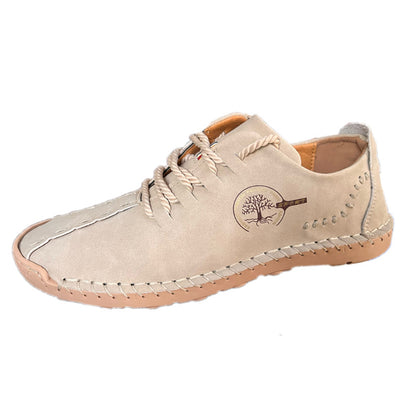 【38-48】Nowe, duże, męskie, skórzane buty codzienne, lekkie i przewiewne.