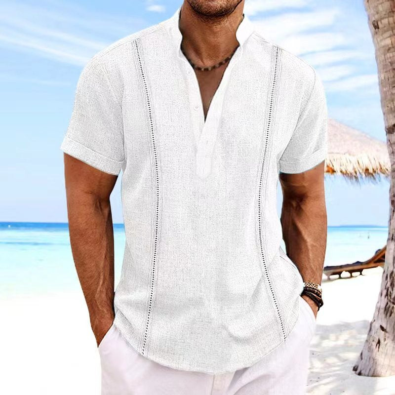 ⛺👕【S-3XL】☀️ Camisa de algodón para hombre 2025. Bestseller casual de verano en España.