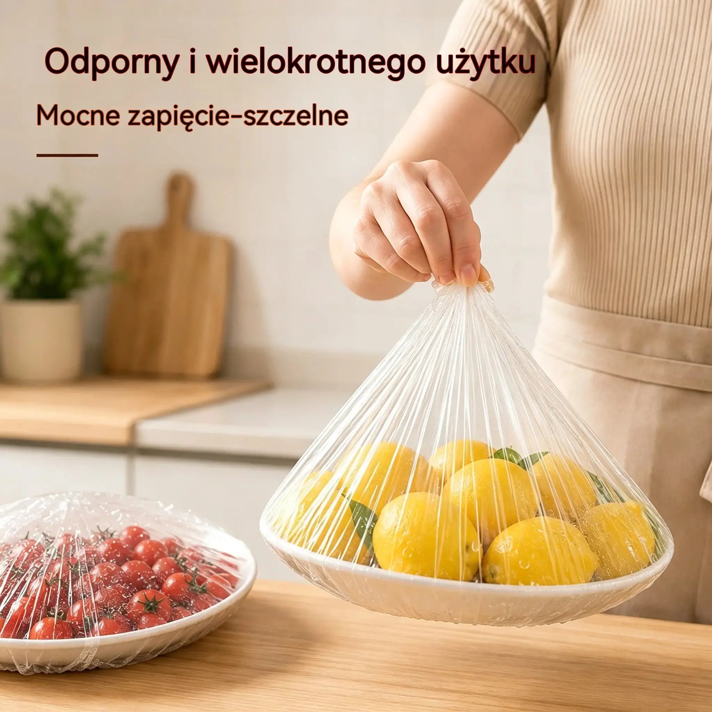【500 sztuk】🍲🔒 Jednorazowe pokrowce na żywność – uniwersalne dopasowanie, ochrona przed kurzem i długotrwała świeżość 🌟