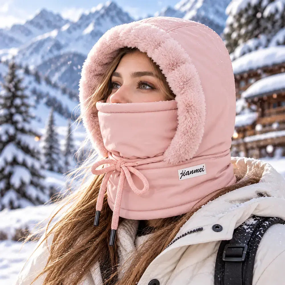 🔥Ciepła czapka outdoorowa z podszewką z polaru – model 3 w 1