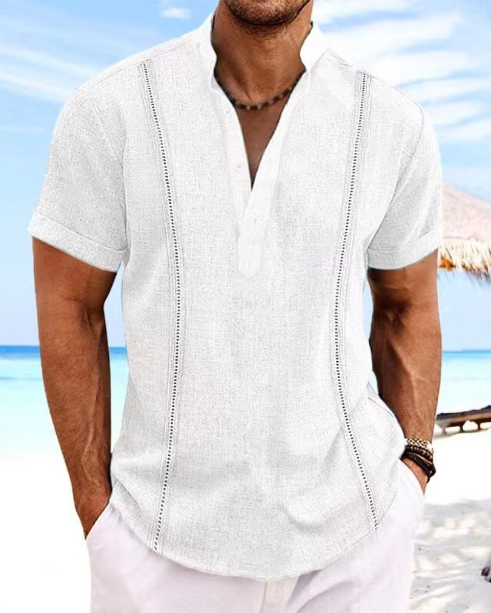⛺👕【S-3XL】☀️ Camisa de algodón para hombre 2025. Bestseller casual de verano en España.