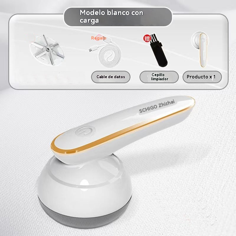 👚🧶 Quitapelusas eléctrico portátil multifuncional: elimina pelusas profesionalmente en prendas de lana, punto y algodón, dejando la ropa como nueva