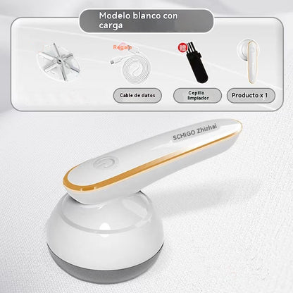 👚🧶 Quitapelusas eléctrico portátil multifuncional: elimina pelusas profesionalmente en prendas de lana, punto y algodón, dejando la ropa como nueva