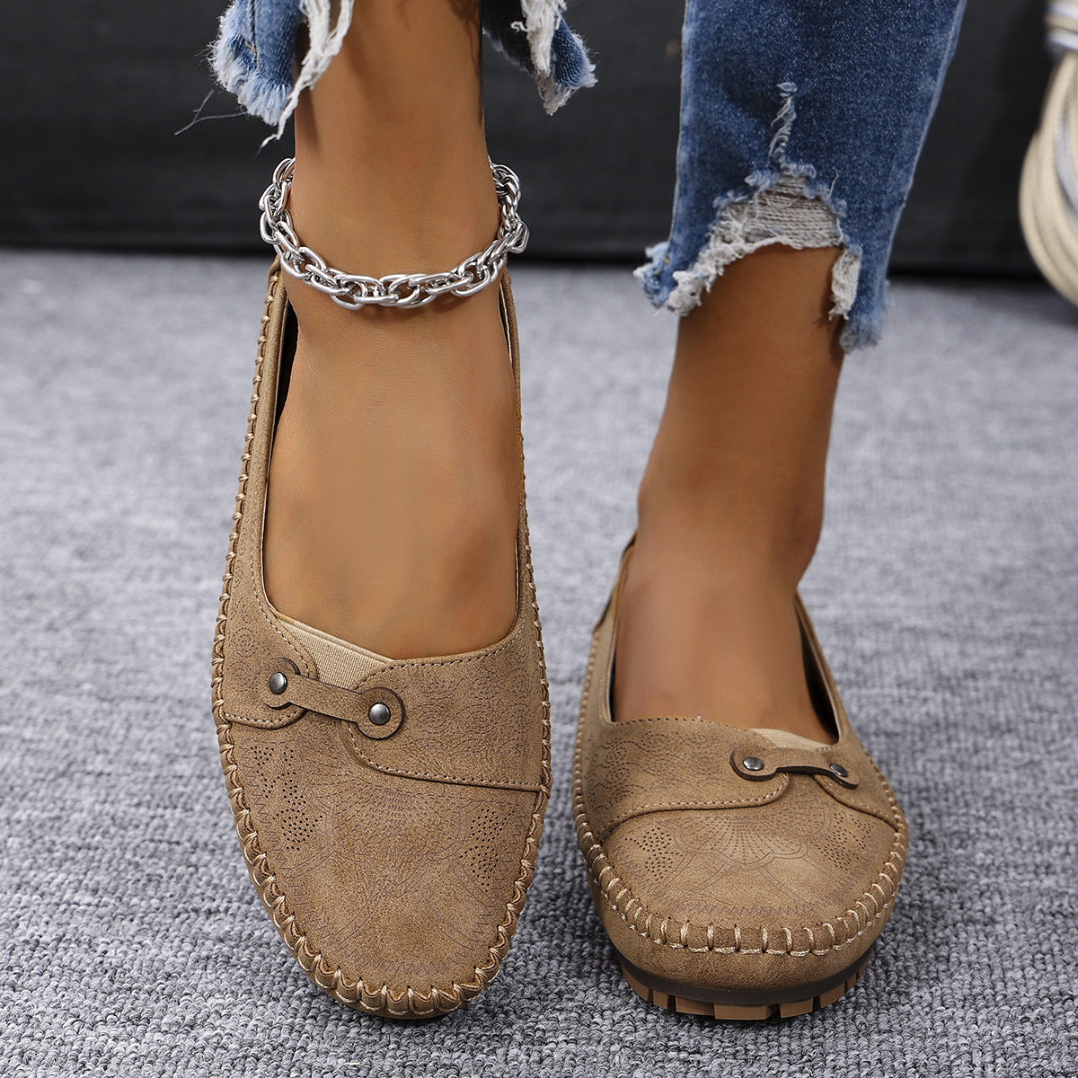 ✨ 50% zniżki✨【35-44】 Damskie buty ortopedyczne z prawdziwej skóry, lekkie, antypoślizgowe, oddychające i wygodne.
