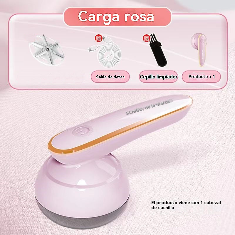 👚🧶 Quitapelusas eléctrico portátil multifuncional: elimina pelusas profesionalmente en prendas de lana, punto y algodón, dejando la ropa como nueva