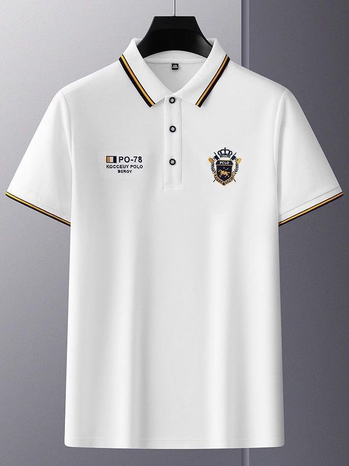 👘【Kup 1, otrzymaj 1 gratis】【M-4XL】💥Nowa męska koszulka polo, jednolity kolor🎉