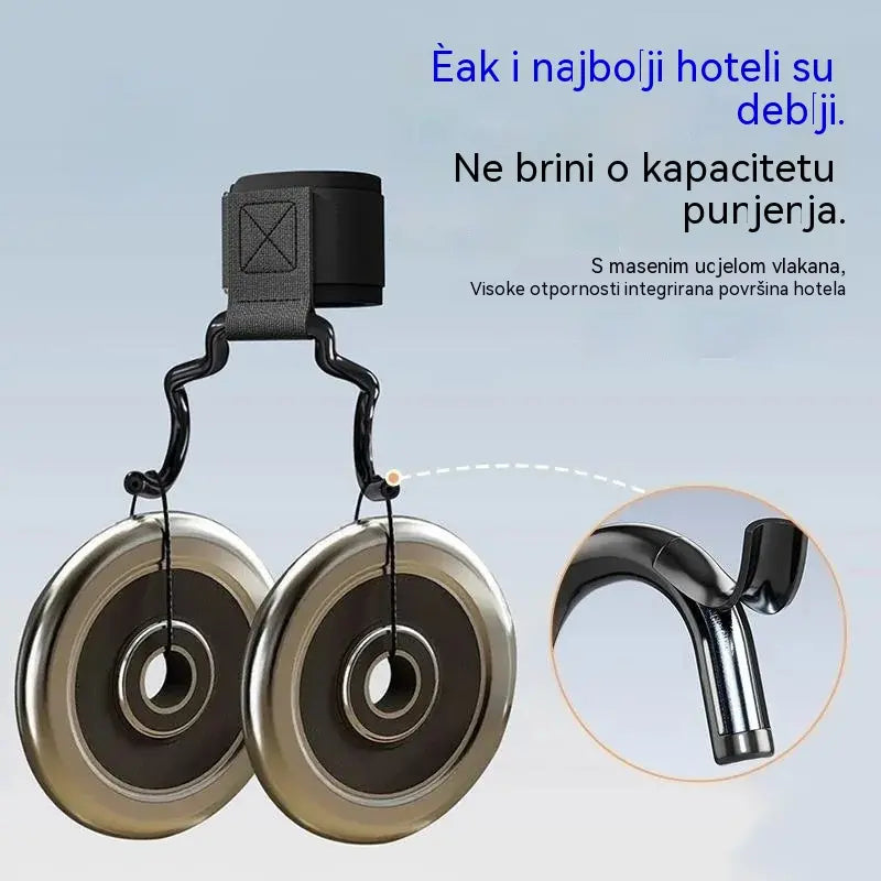 Set od 2 fitness kuke za bodybuilding i dizanje utega, proširena potpora 125 mm, protuklizne trake za zglobove, nosivost 250 kg za zgibove i mrtvo dizanje