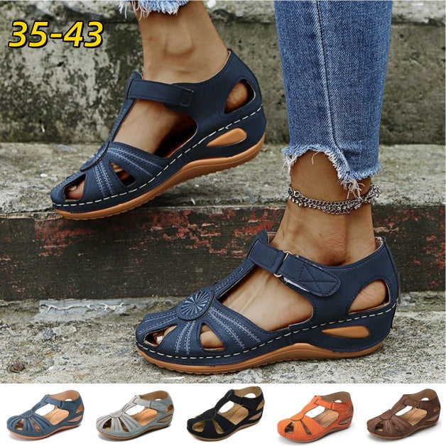 ✨🩰【Oferta de temporada】【35-43】Sandalias romanas para mujer - Piel suave y cómoda, pago contra entrega