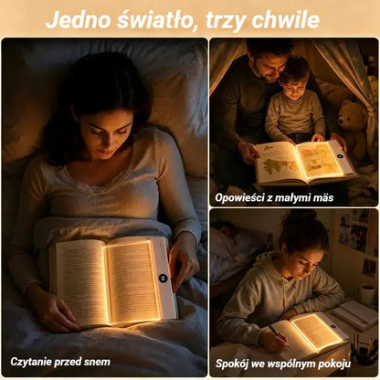 📚💡 Lampka do czytania LED z klipsem | Lampka nocna do łóżka, do nauki i czytania