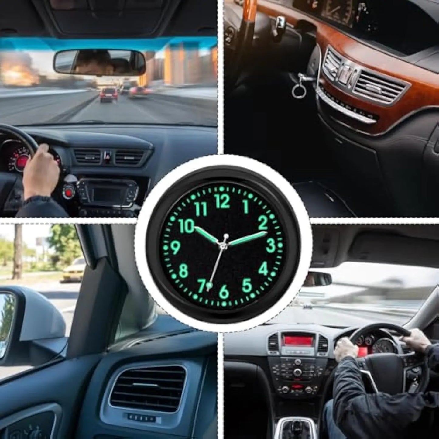 ⏱️【Kupite 1, dobijte 1 gratis】 Visokoprecizni, višenamjenski, svjetleći kvarcni sat za automobilsku armaturnu ploču