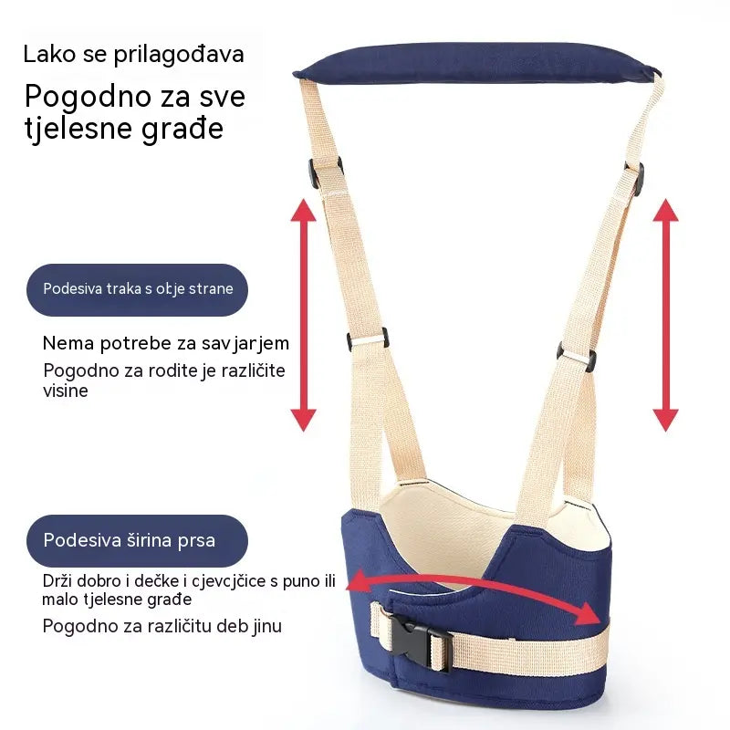 Dječji 2-u-1 planinarski pojas - prozračan, ergonomski i sa zaštitom od pada 👶🚼