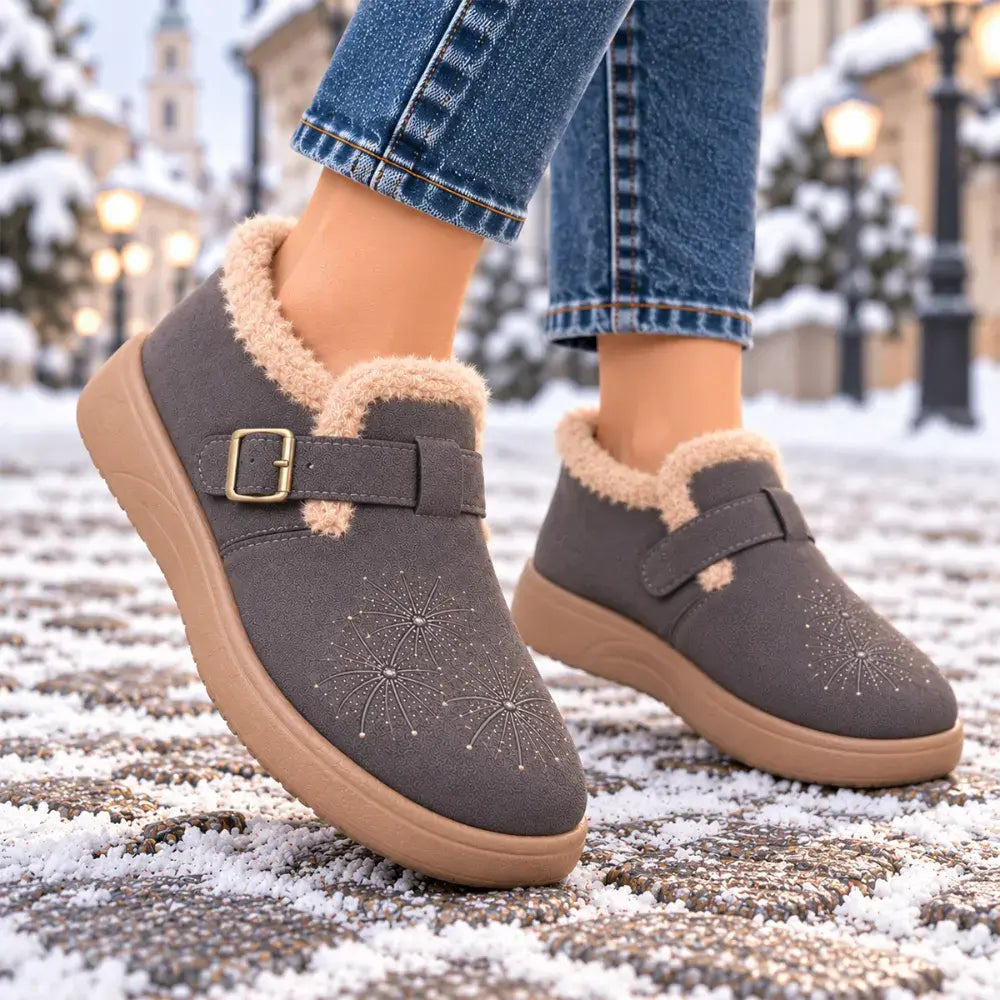 ✨【Veľkosti 36 – 41】Nová, plne uzavretá obuv v štýle Birkenstock na zimnú sezónu 2026 – teplá a pohodlná obuv na voľný čas s flísovou podšívkou.