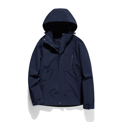 🔥🧥【1 kus, L–6XL】Nová outdoorová bunda 2 v 1 – vodoodolná, vetruodolná a hrejivá, vhodná na turistiku aj každodenné nosenie.