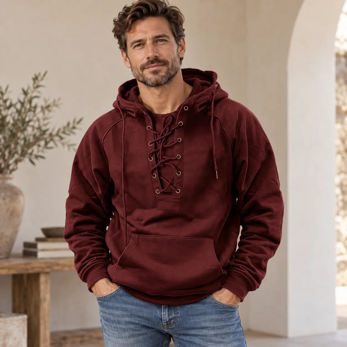 😎【S-3XL】🧥 Muški kardigan od čistog pamuka u vintage stilu — opušten kroj koji laska figuri.