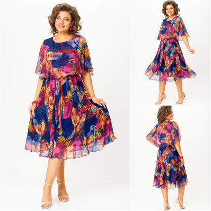 💥Novi dolazak ljeta 2026.💃【S-5XL】Prozračna elegantna haljina od šifona