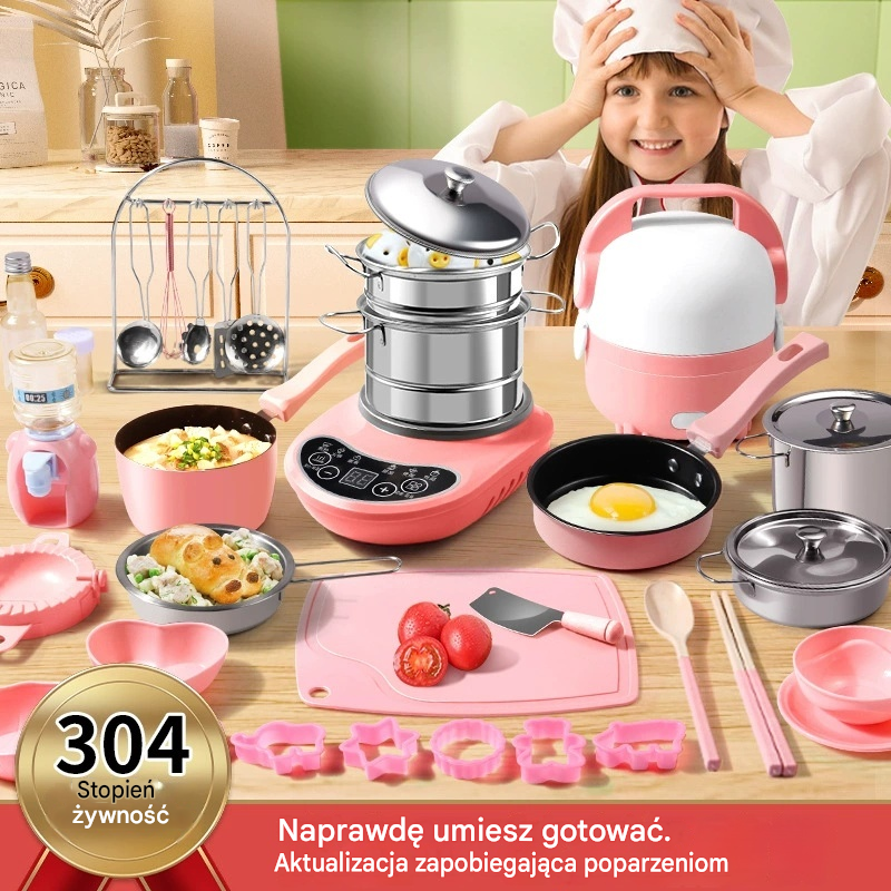 🔥 50% ZNIŻKI! 🎁 Oryginalny zestaw do gotowania dla dzieci 🍳(w zestawie przelicznik)✨