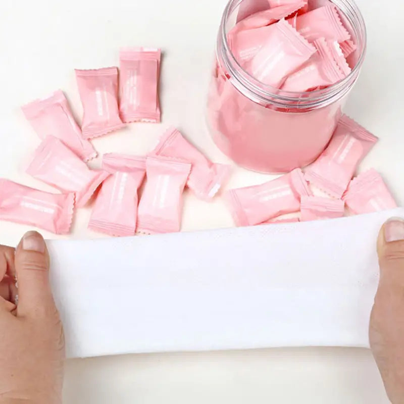 100 kusov🧳 Cestovné kompresované uteráky – hygiena a pohodlie kdekoľvek!