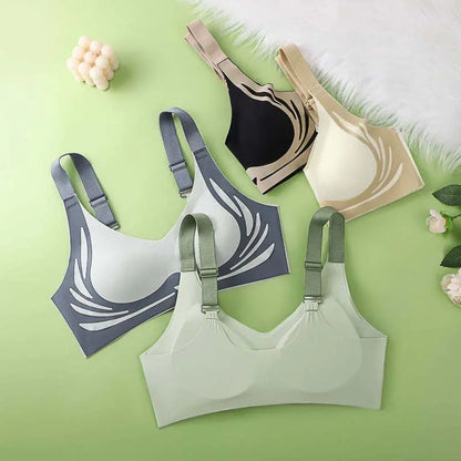 😍 【Kup 2, 2 gratis】 Damski biustonosz bezszwowy – modelujący i unoszący biust ❤️