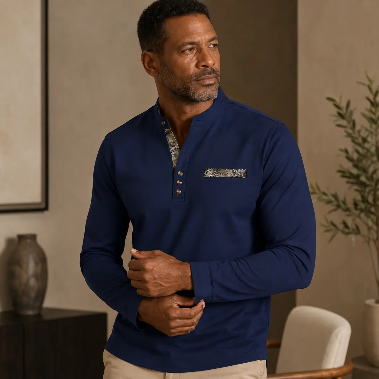 【🔥Specjalna redukcja 50%】【S-3XL】Męskie sportowe koszulki polo z długimi rękawami