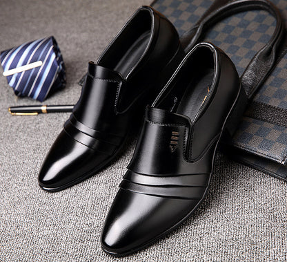 🔥【Descuento por tiempo limitado】🔥 Zapatos de cuero para hombre, tallas 38-48 - casuales y elegantes, suela elevada 2026