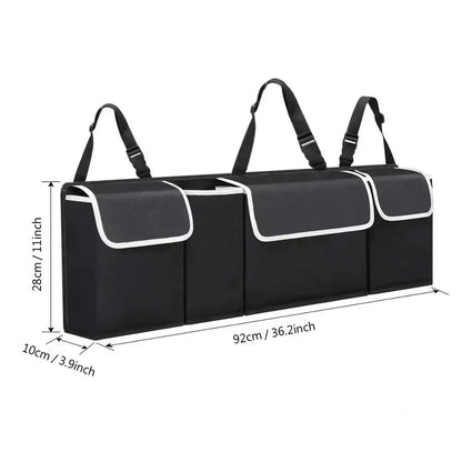 ⏳Oferta ograniczona czasowo⏰Torba z organizerem do zawieszenia w bagażniku samochodu – duża pojemność, oszczędność miejsca i trwała tkanina Oxford🚗
